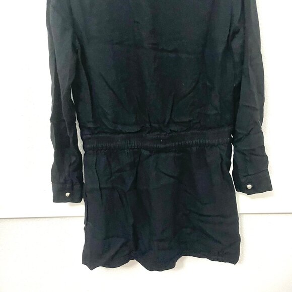 Chloe Girls Mini Me Black Beaded Runway Long Sleeve Dress Size 8 - Picture 6 of 7